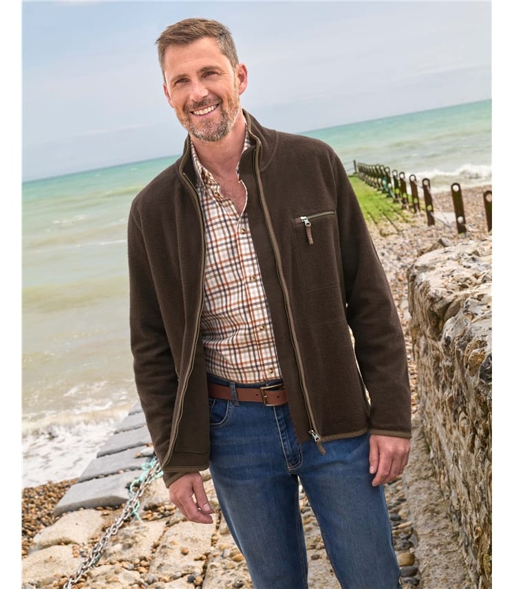 Organic Cotton Full Zip Fleece