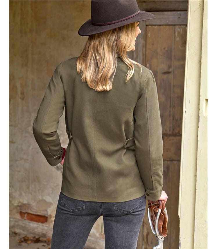 Cord Collar Cotton Jacket