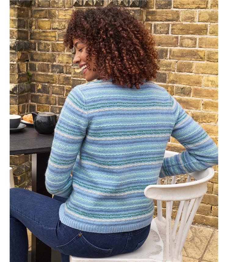 Zip Through Textured Cardigan