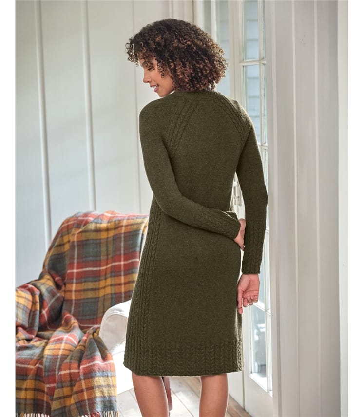 Cable Rib Knitted Dress