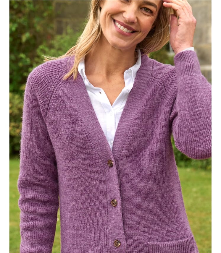 V Neck Boyfriend Pocket Cardigan