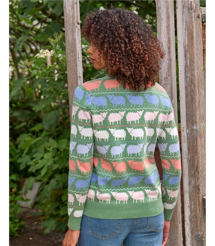 All Over Sheep Design Jumper