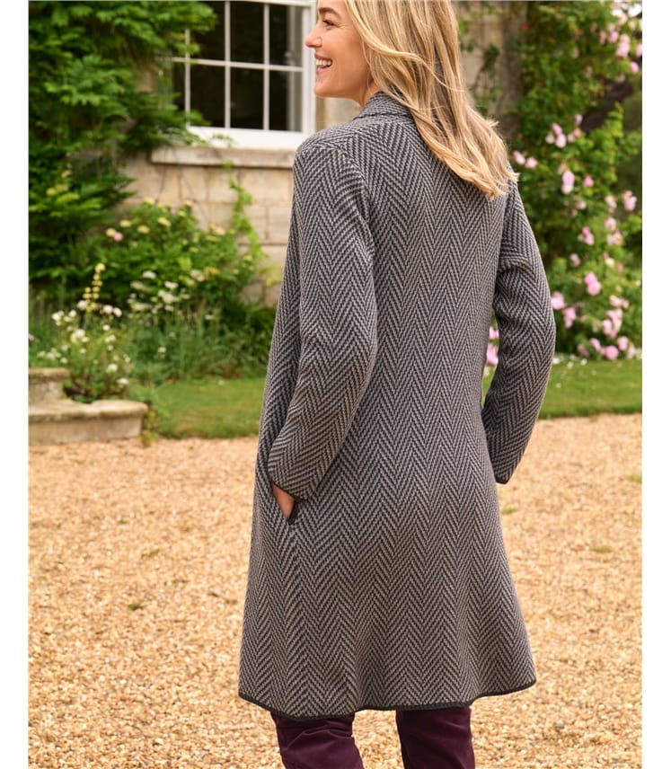 Shawl Collar Edge To Edge Cardigan