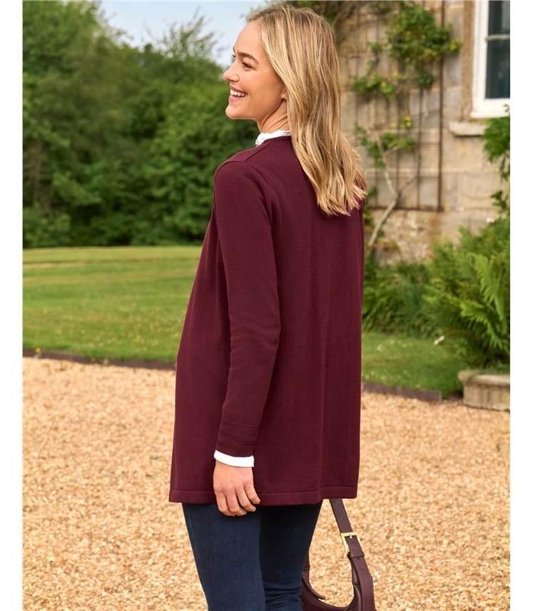 Edge To Edge Waterfall Cardigan