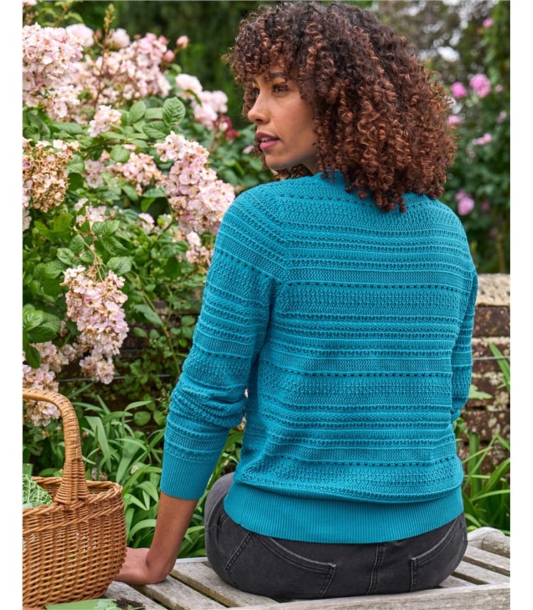 Pointelle Cotton Jumper