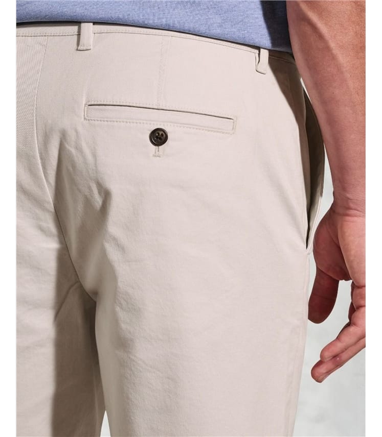 Chinoshorts aus Baumwollstretch