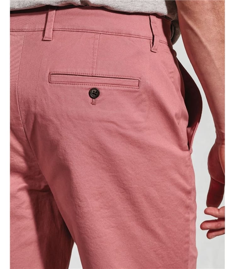 Chinoshorts aus Baumwollstretch