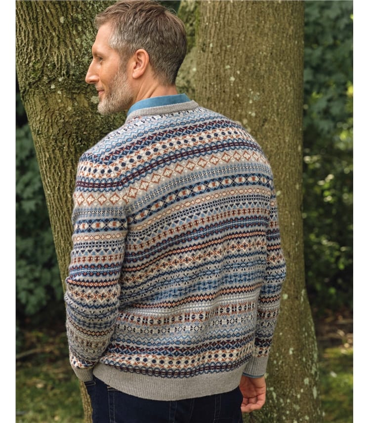 Crew Neck All Over Fairisle Jumper
