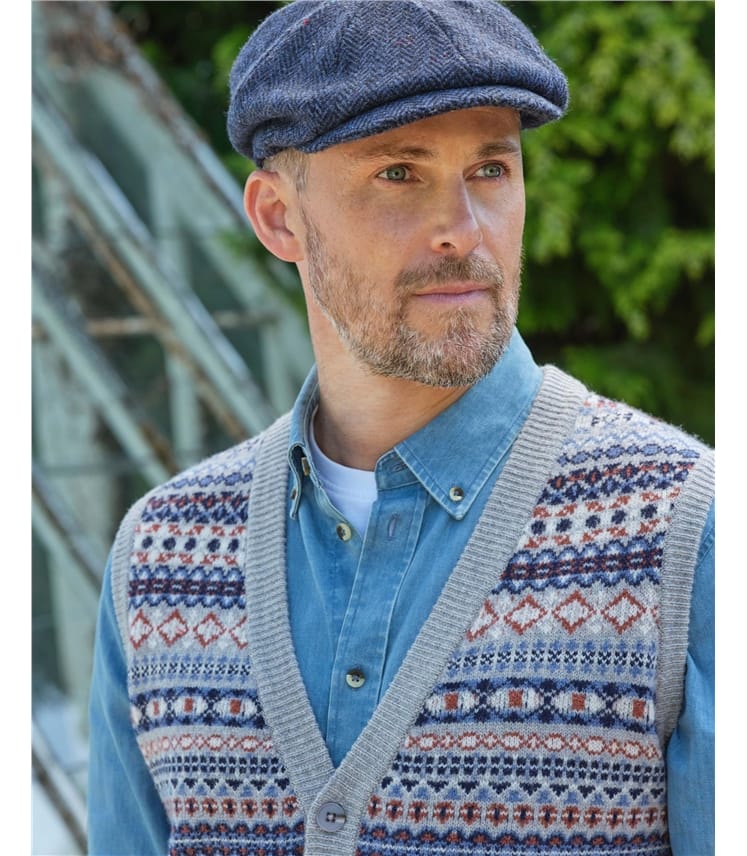 Gestrickte Fairisle-Weste