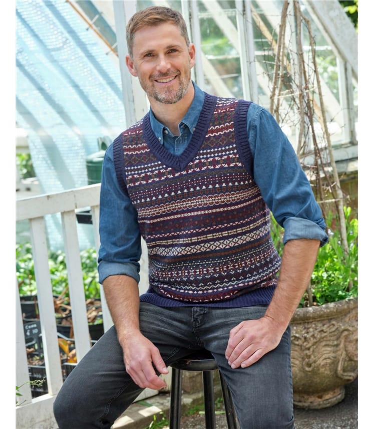 Lambswool Fairisle Slipover