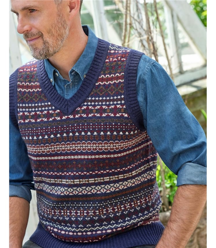 Lambswool Fairisle Slipover