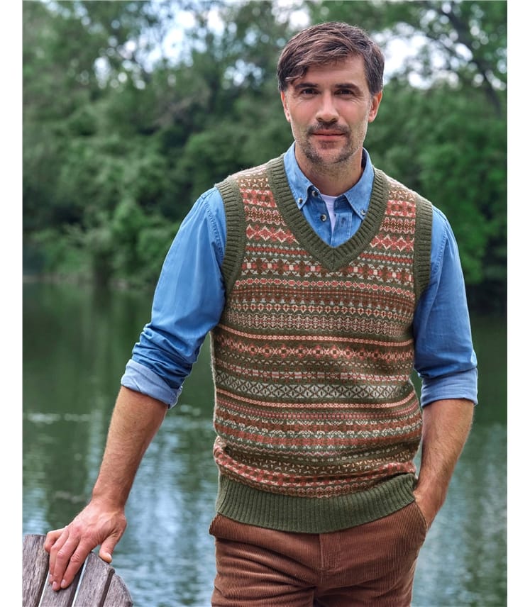 Lambswool Fairisle Slipover