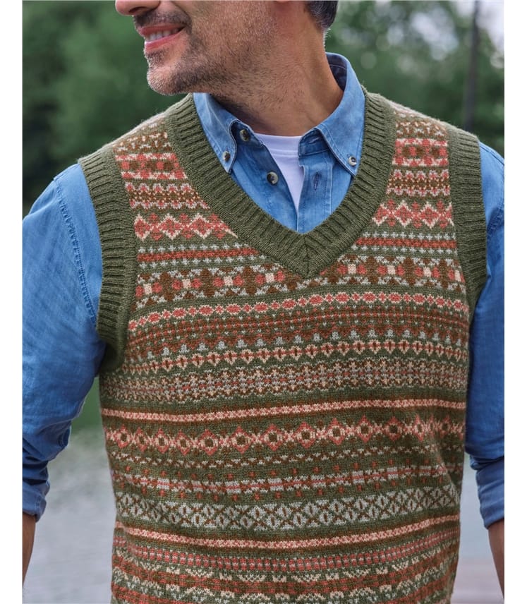 Lambswool Fairisle Slipover