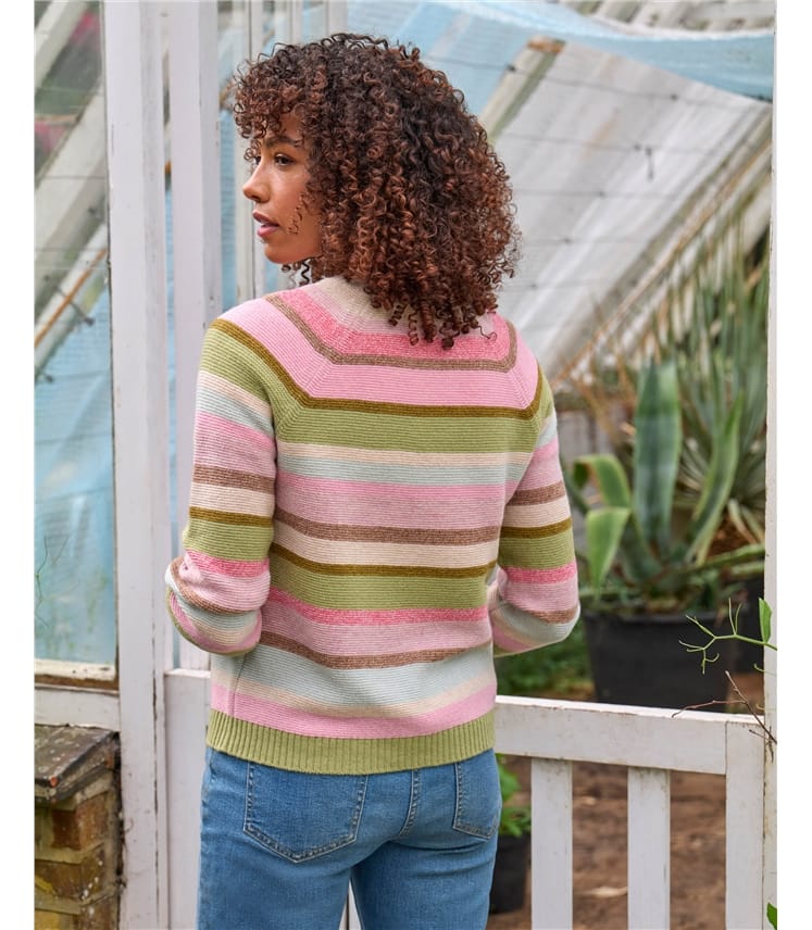 Purl Stitch Stripe Jumper