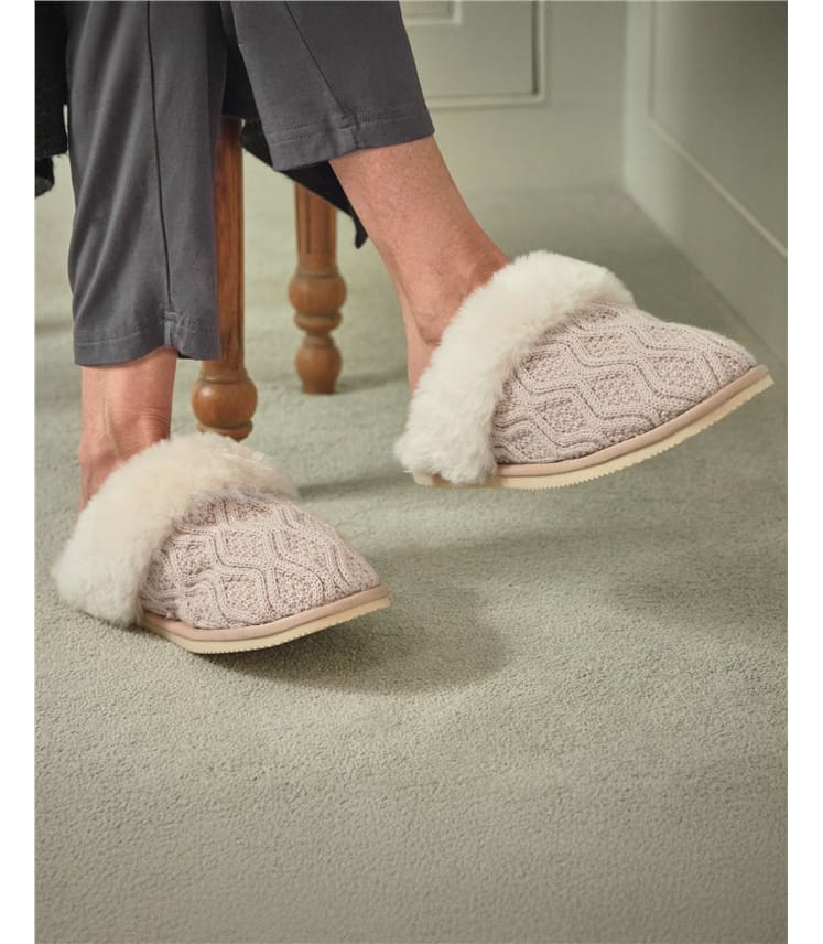 Womens Cable Mule