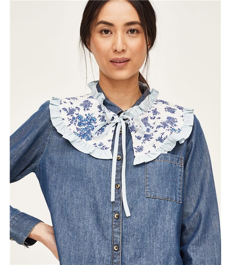 Aliis Rounded Tie Front Collar
