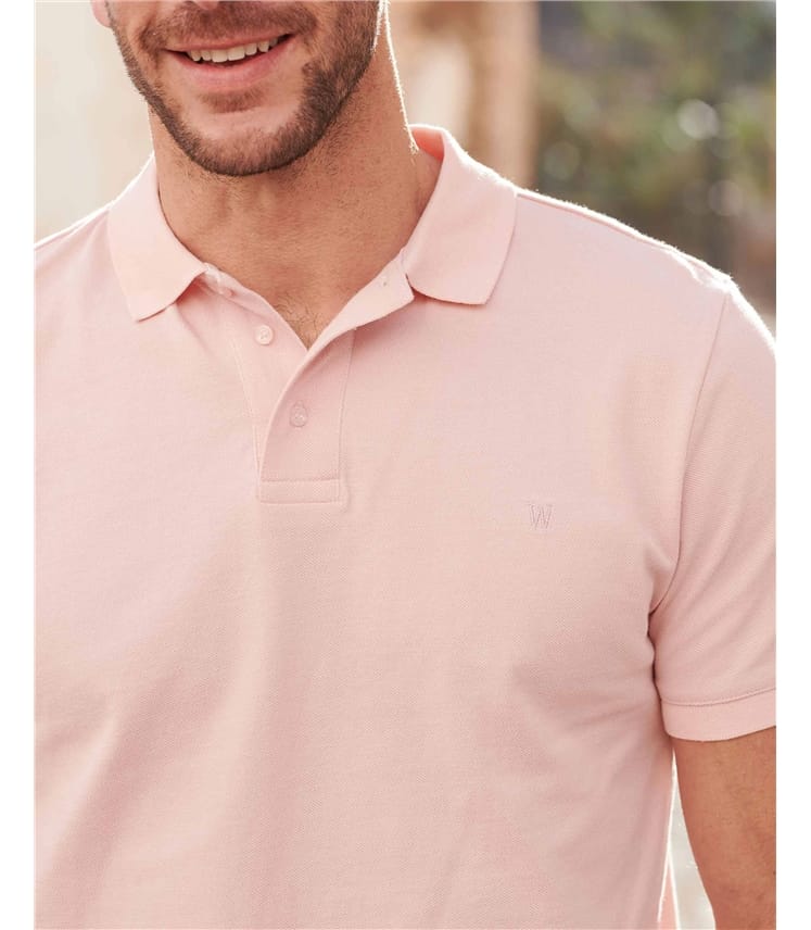 Organic Cotton Pique Polo