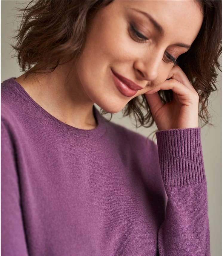 aubergine jumper