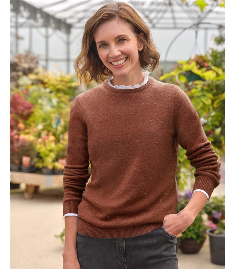 Womens Lambswool Crew