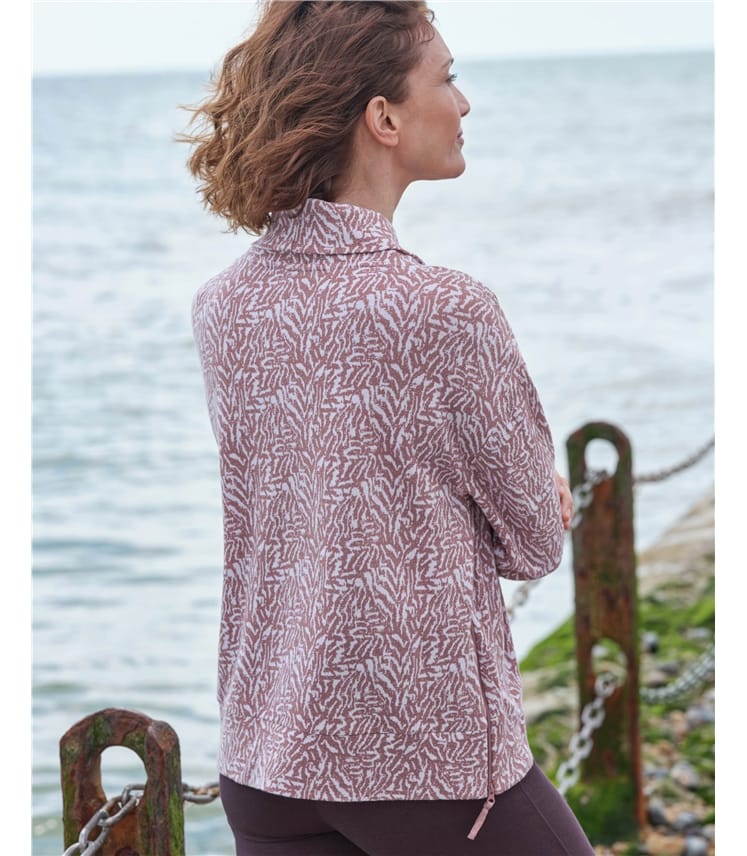 Valley Cowl Neck Boxy Sweatshirt