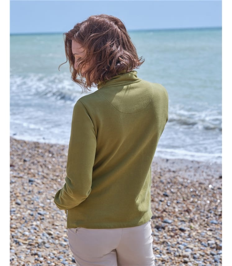 Vitality Seam Detail Zip Through Sweatshirt