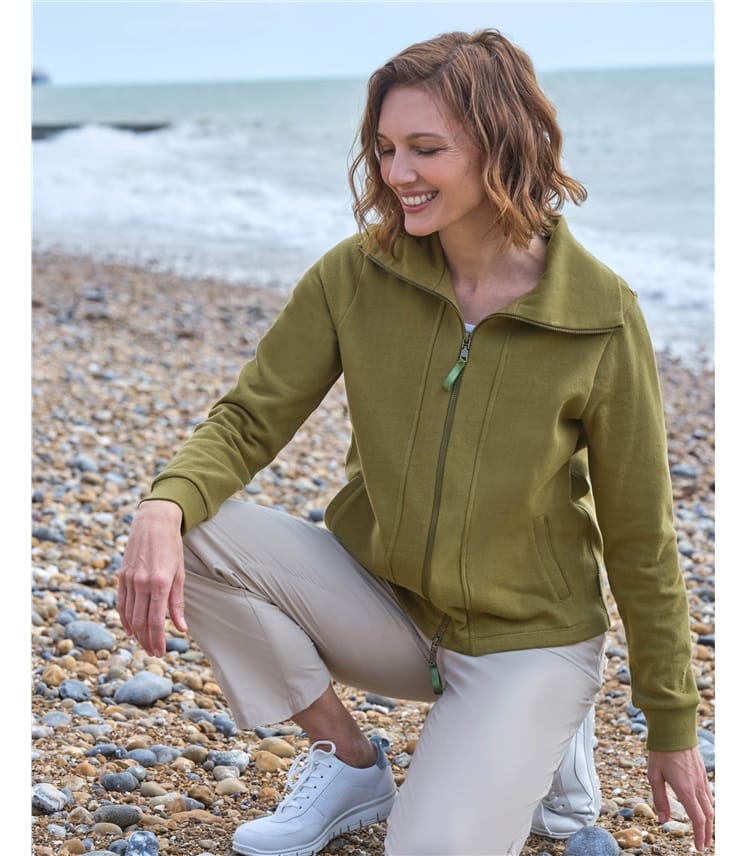 Tilla Sweatshirt Loose Fit Silt Green main image 1
