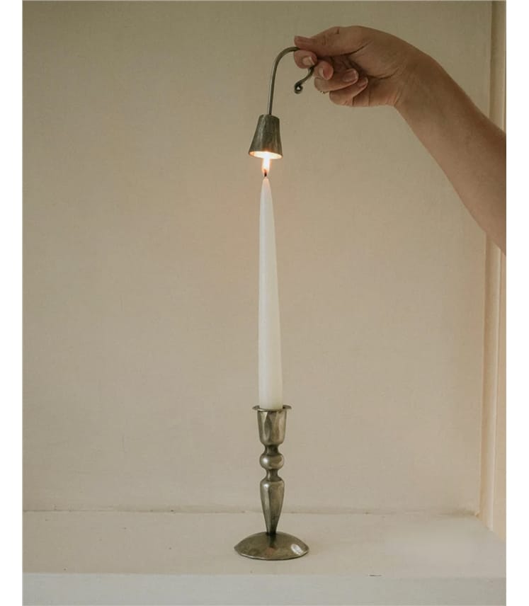 Candle Snuffer In Cotton Bag