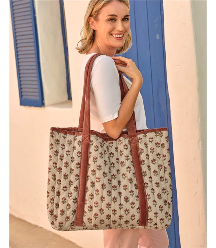Blockprint Tote Bag
