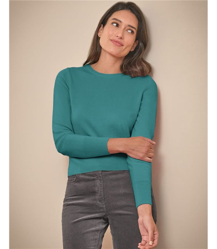 Cashmere Cropped Sweater