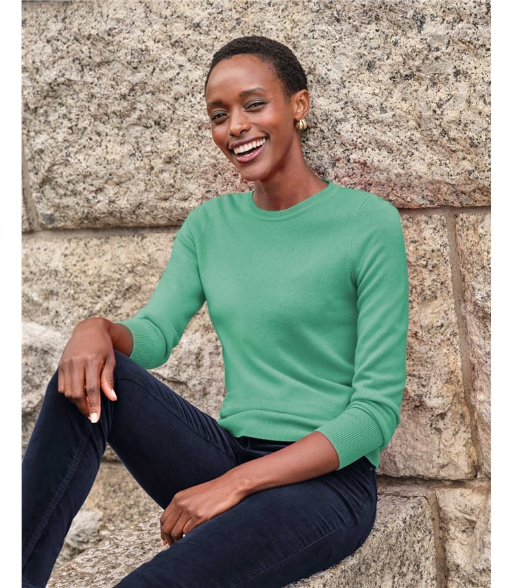 Cashmere Crew Neck Sweater