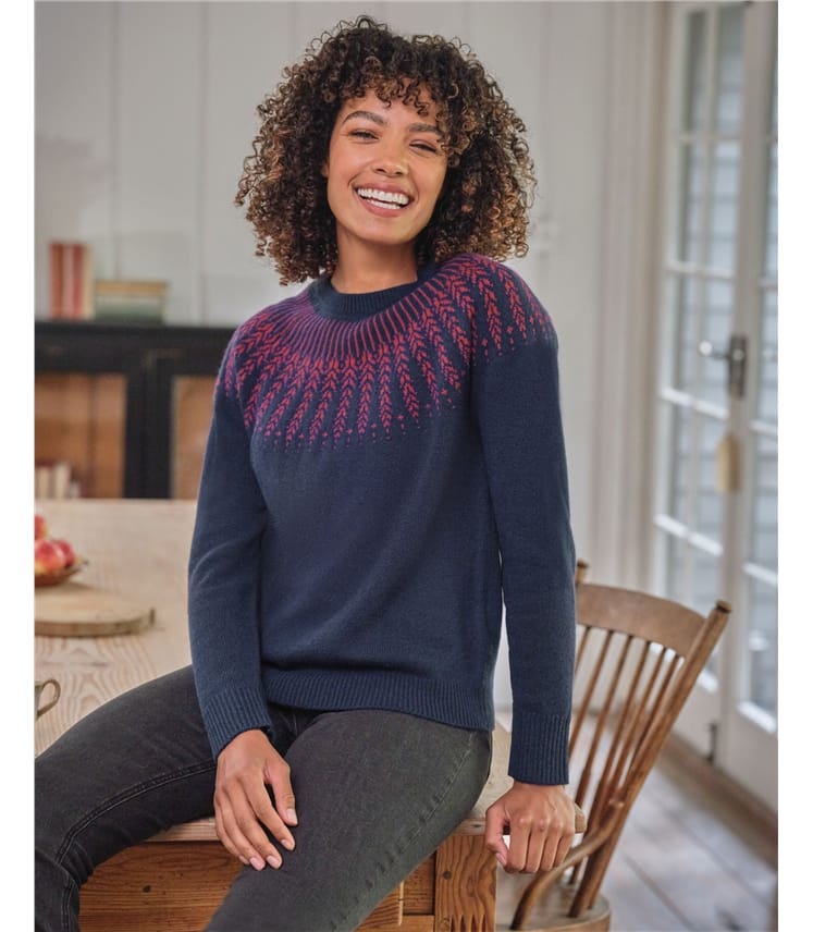 Floral Yoke Jumper