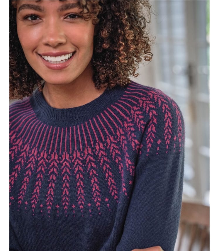 Floral Yoke Jumper