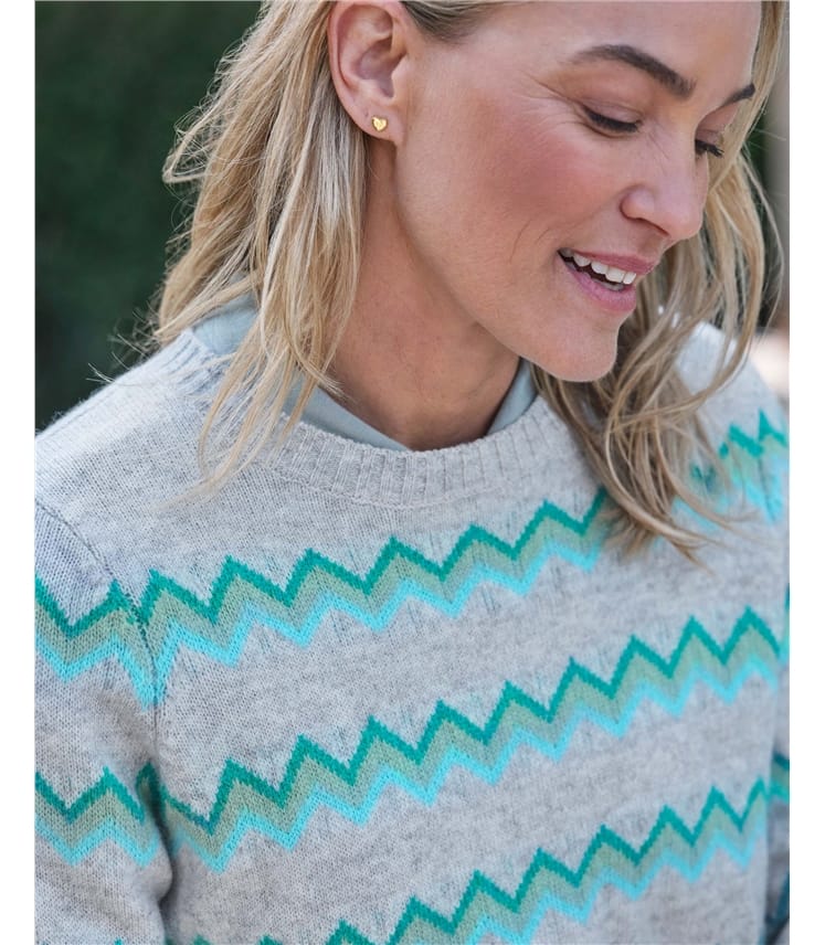 Soft Chevron Stripe Jumper