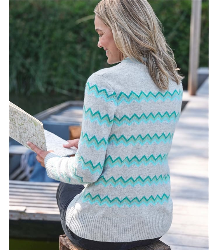 Soft Chevron Stripe Jumper