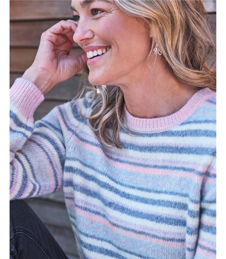 Soft Marled Stripe Jumper