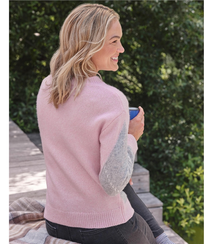 Large Diamond Pattern Jumper