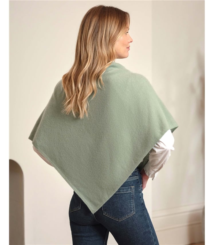 Organic Cashmere Gassato Poncho