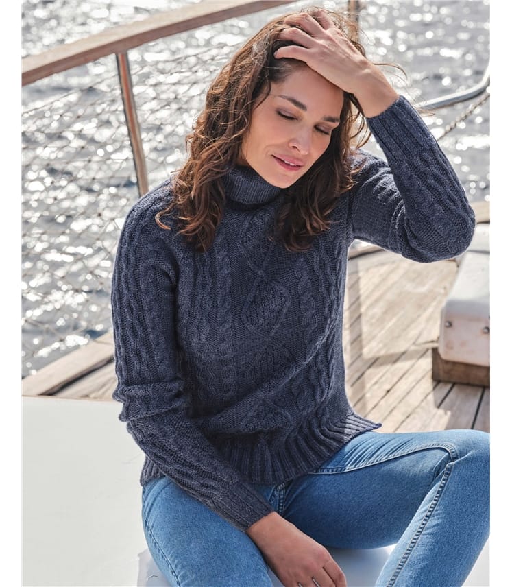 Polo Neck Jumpers, Womens Turtle Neck & Roll Neck Jumpers
