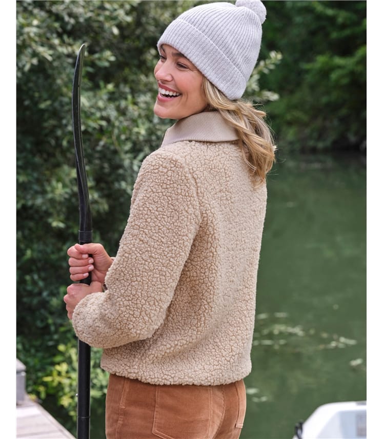 Creek Borg Ribbed Collar Jacket