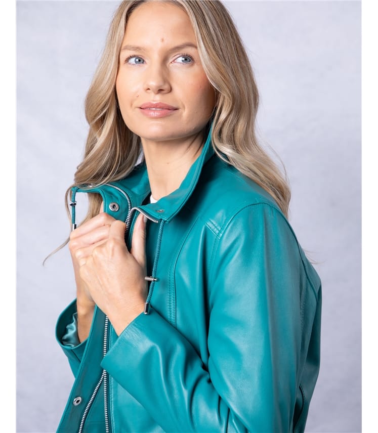 Levens Leather Field Jacket