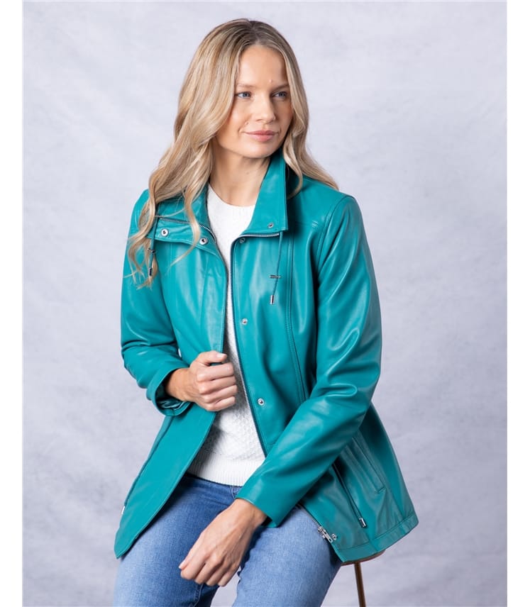 Levens Leather Field Jacket