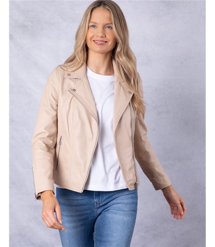 Tarraby Leather Biker Jacket