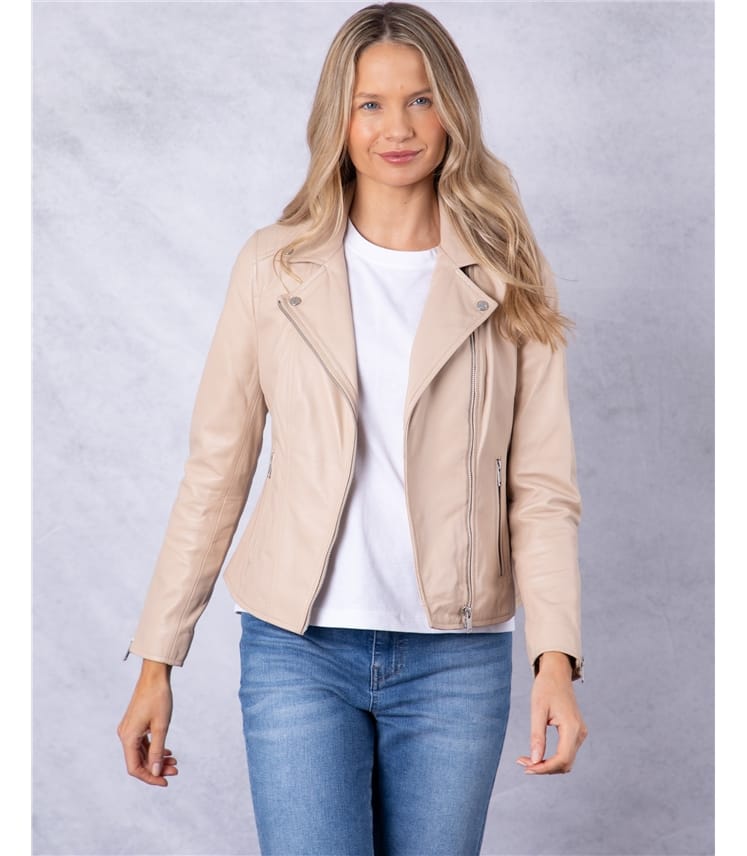 Tarraby Leather Biker Jacket