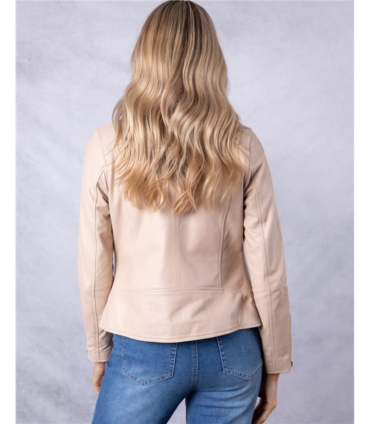 Tarraby Leather Biker Jacket