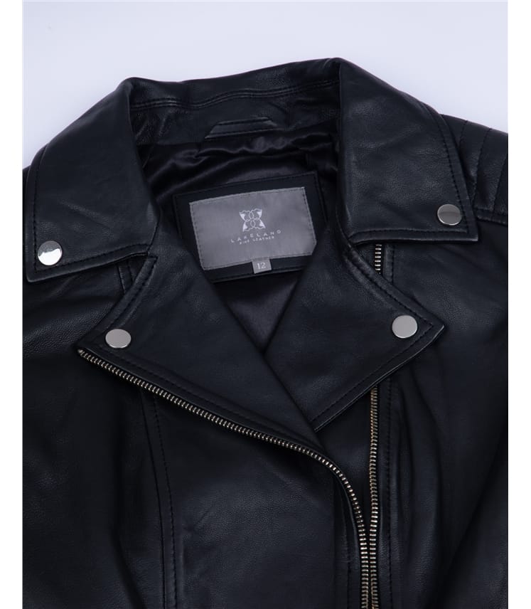 Tarraby Leather Biker Jacket