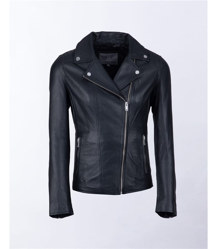 Tarraby Leather Biker Jacket
