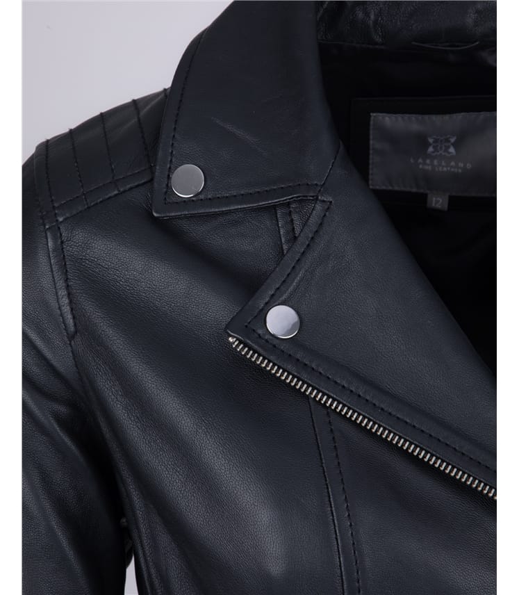 Tarraby Leather Biker Jacket