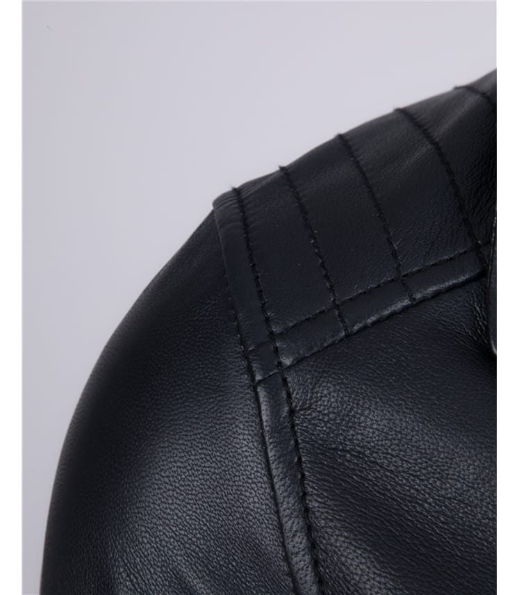 Tarraby Leather Biker Jacket