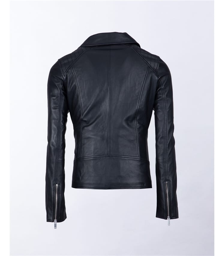 Tarraby Leather Biker Jacket