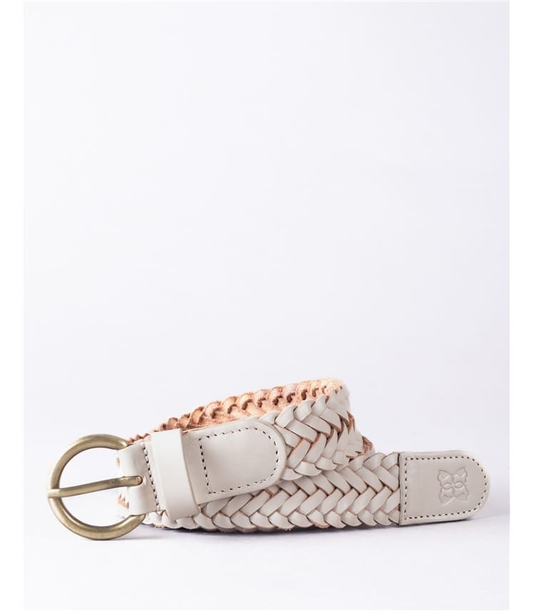Waverton Leather Woven Belt